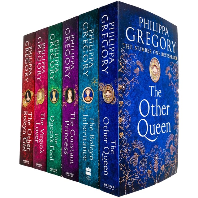 Tudor Court Series - 6 books - The Boleyn Inheritance / The Other Boleyn Girl / The Other Queen / The Constant Princess / The Virgins Lover / The Queens Fool