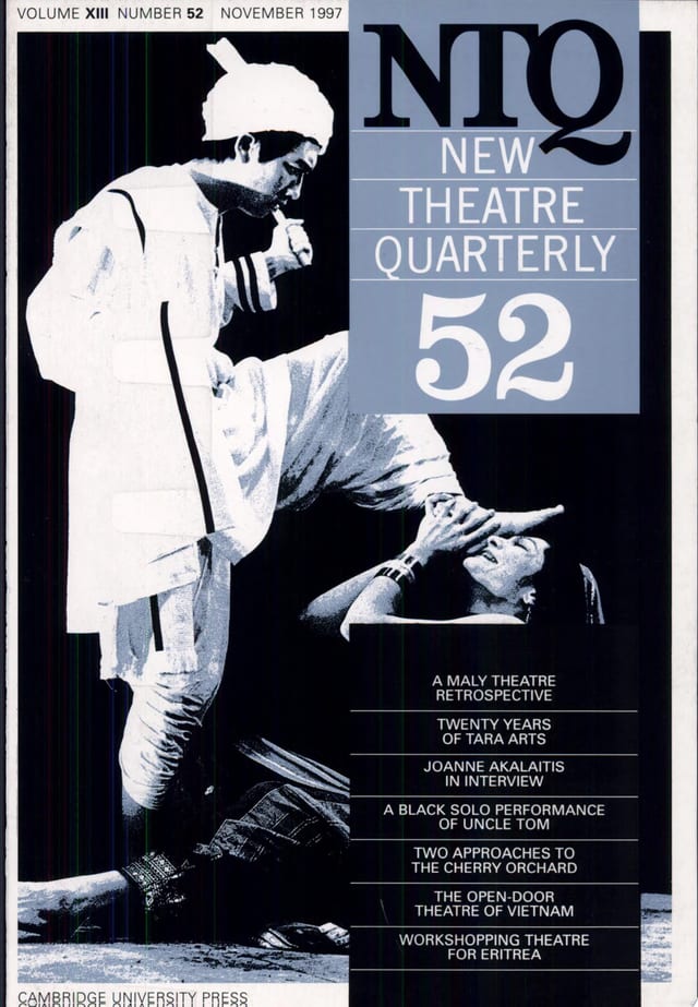 New Theatre Quarterly 52: Volume 13, Part 4