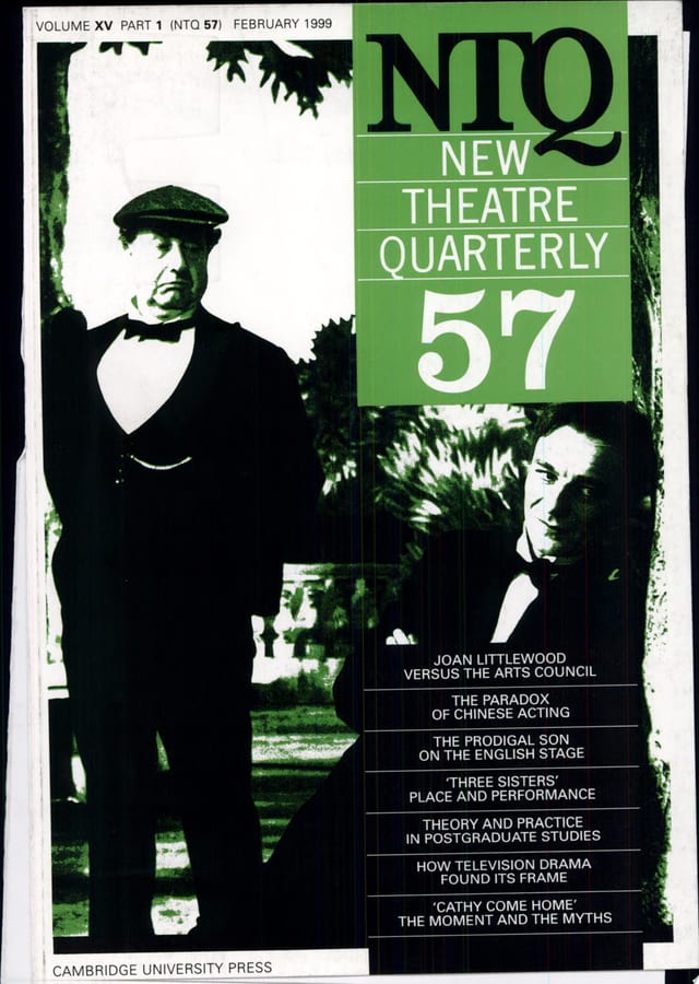 New Theatre Quarterly 57: Volume 15, Part 1