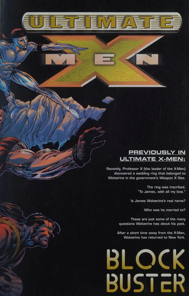 Ultimate X-Men Vol. 7 Blockbuster