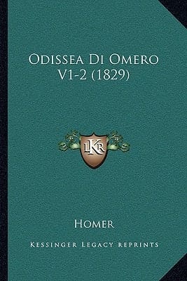 Odissea Di Omero V1-2 (1829)