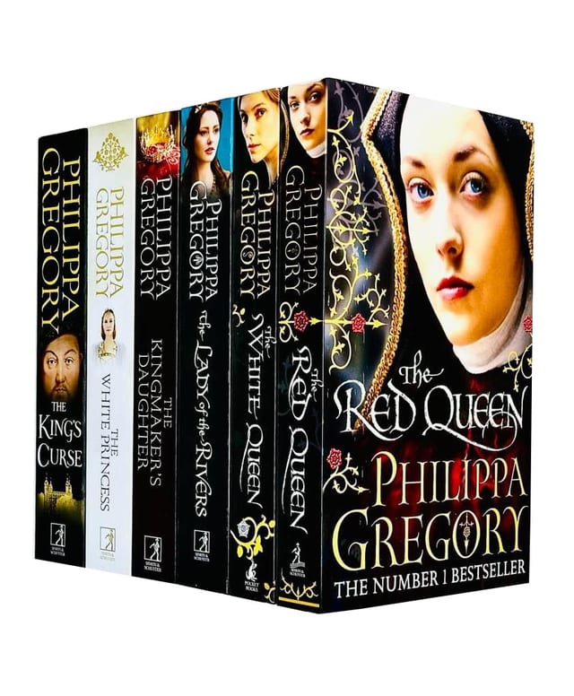 Cousins War Complete Series Books 1 - 6 Collection Set by Philippa Gregory (White Queen, Red Queen, Lady of the Rivers, Kingmaker's Daughter, White Princess & Kings Curse)