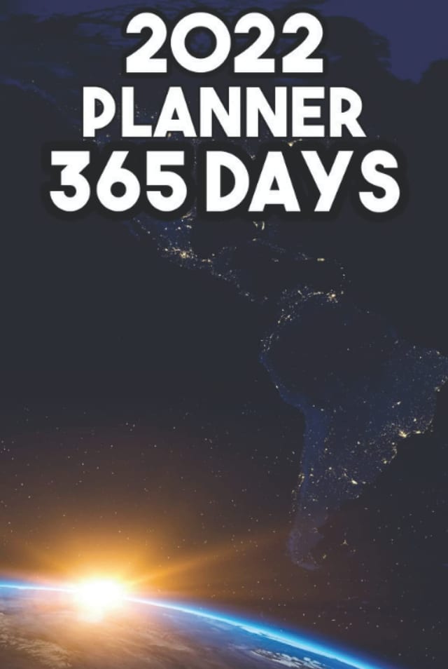 2022 Daily Planner - Wishing a Happy Year Agenda - Calendar - 6 X 9 - Page Per Day - 388 Pages Organizer Your Time